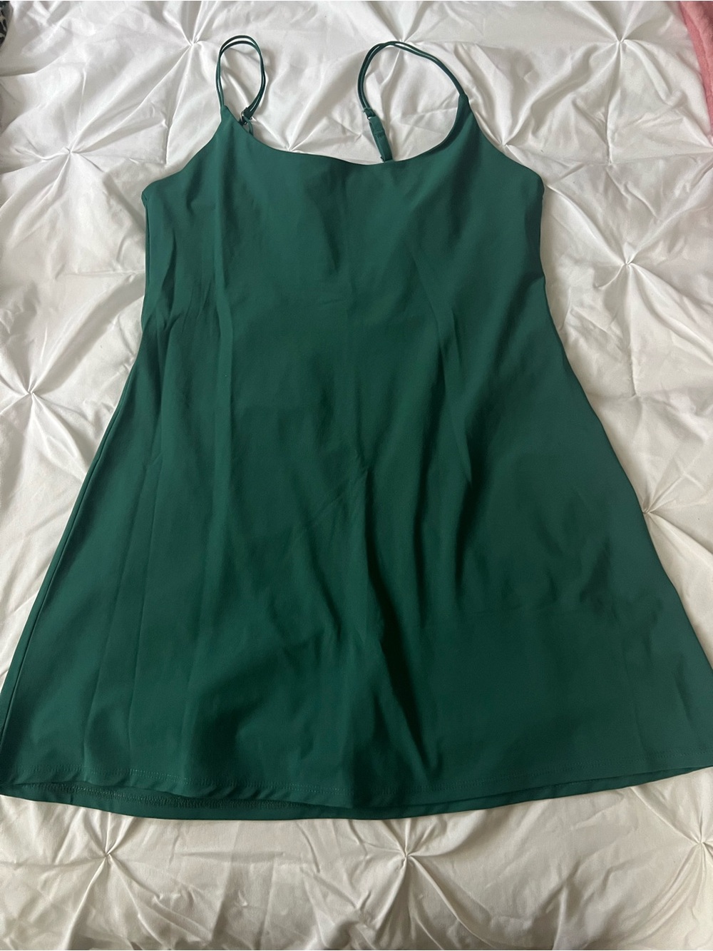 Abercrombie & Fitch Deep Green Athletic Dress with Adjustable Straps